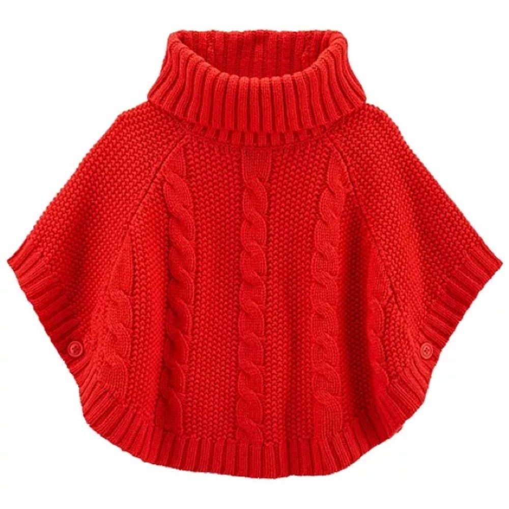 Carter's Kid Cable Knit Poncho